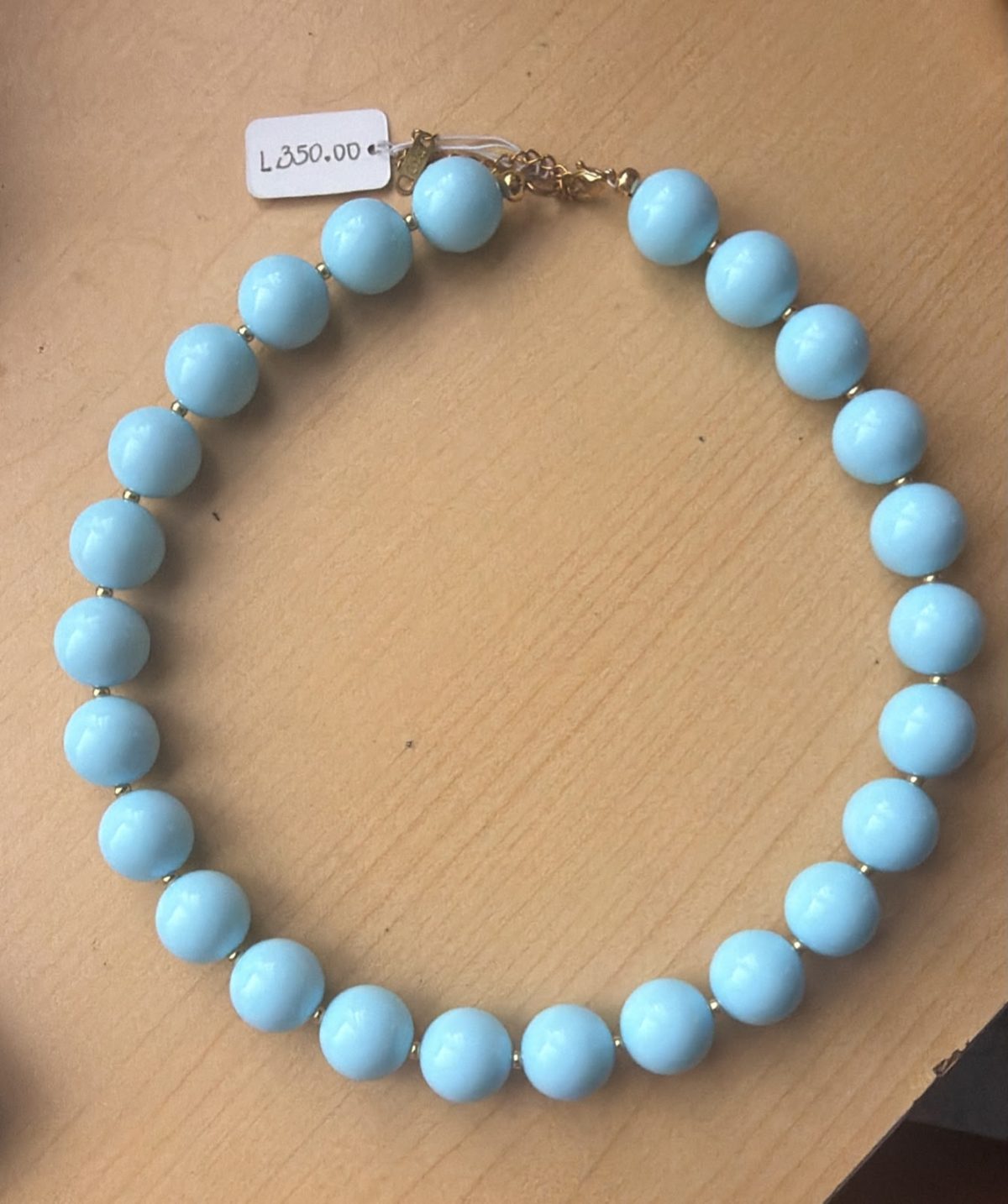 Collar de chicle baby blue